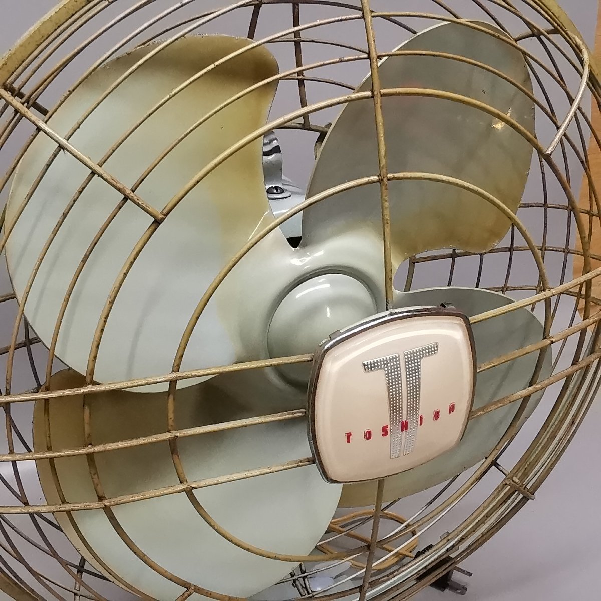 扇風機 TOSHIBA 東京芝浦電気 さゆりI型 昭和レトロ扇風機 4枚羽 昭和