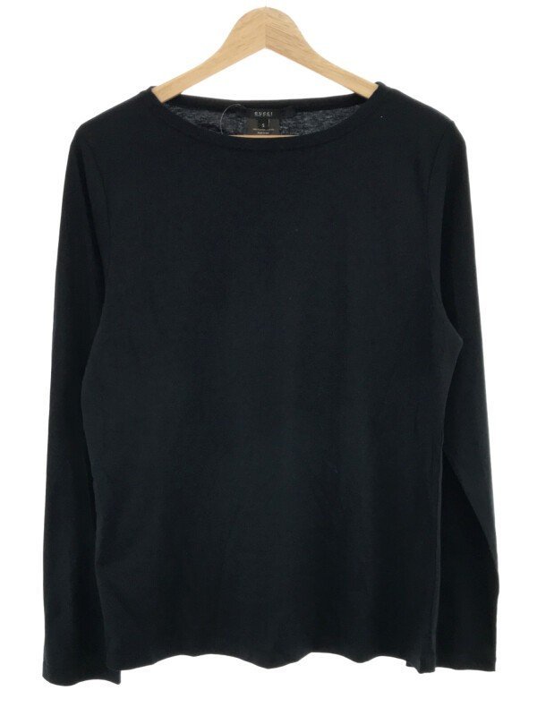 GUCCI グッチ コットンロングスリーブカットソー ネイビー サイズ：S