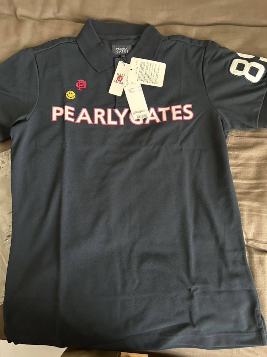 昨季購入　着用少　PEARLY GATES(パーリーゲイツ) ポロシャツ　5 パーリーゲイツ ポロシャツ 5 未使用 パーリーゲイツ ポロシャツ