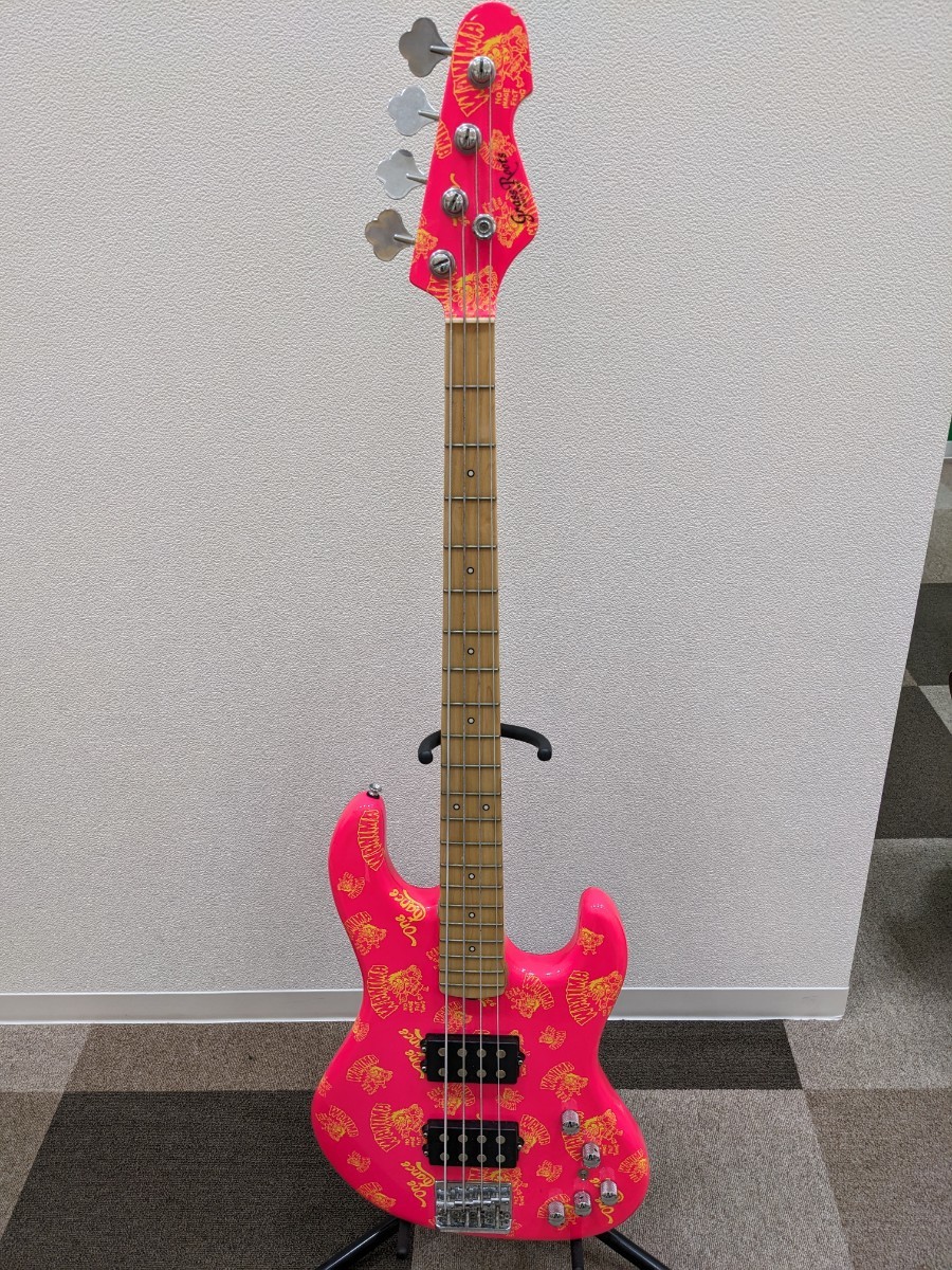 GRASS ROOTS エレキベース G-助平 ピンク 現状品