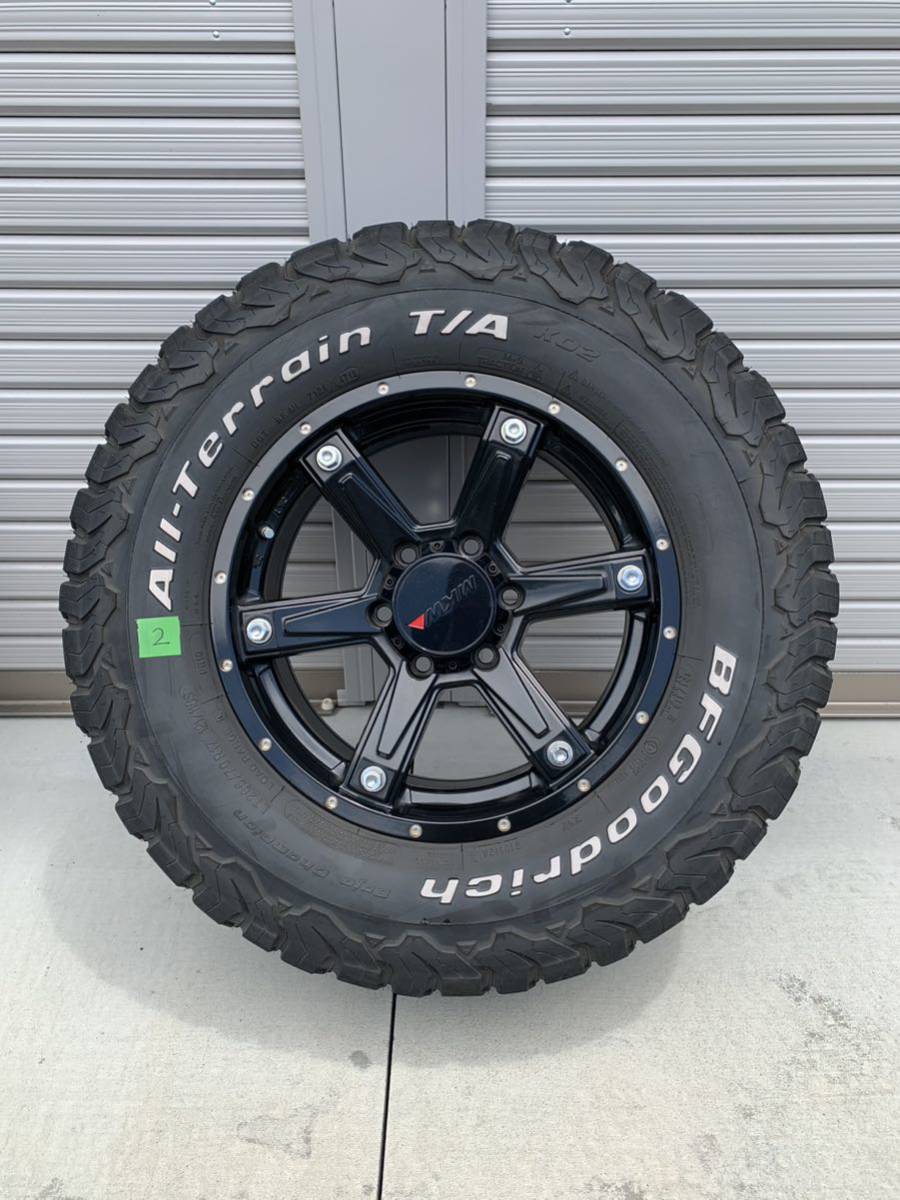 プラド ハイラックス FJ ホイール MKW MK-56 17インチ☆PCD139.7 8J + 