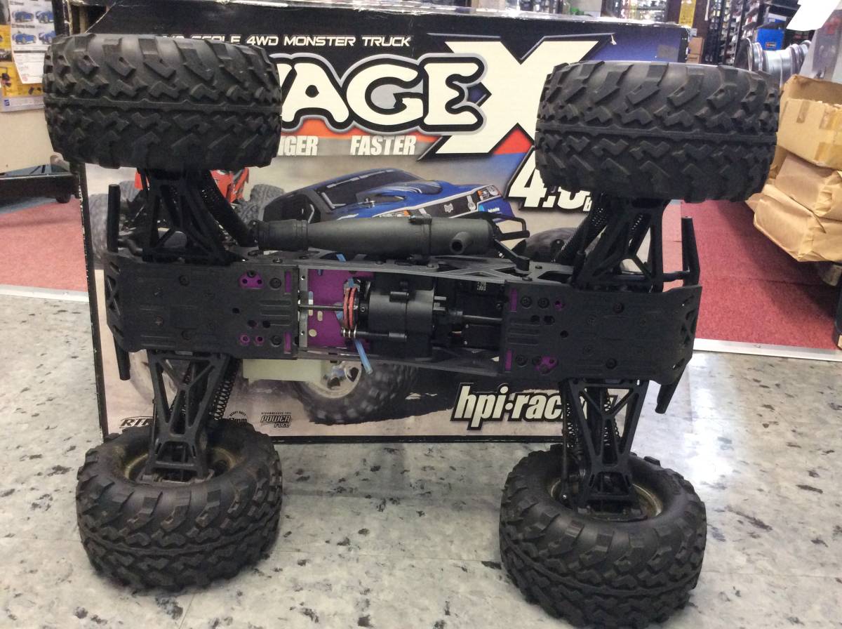 HPI サベージX等に ボディー 中古 サベージ HPI 1⁄8 F4.6 サベージX