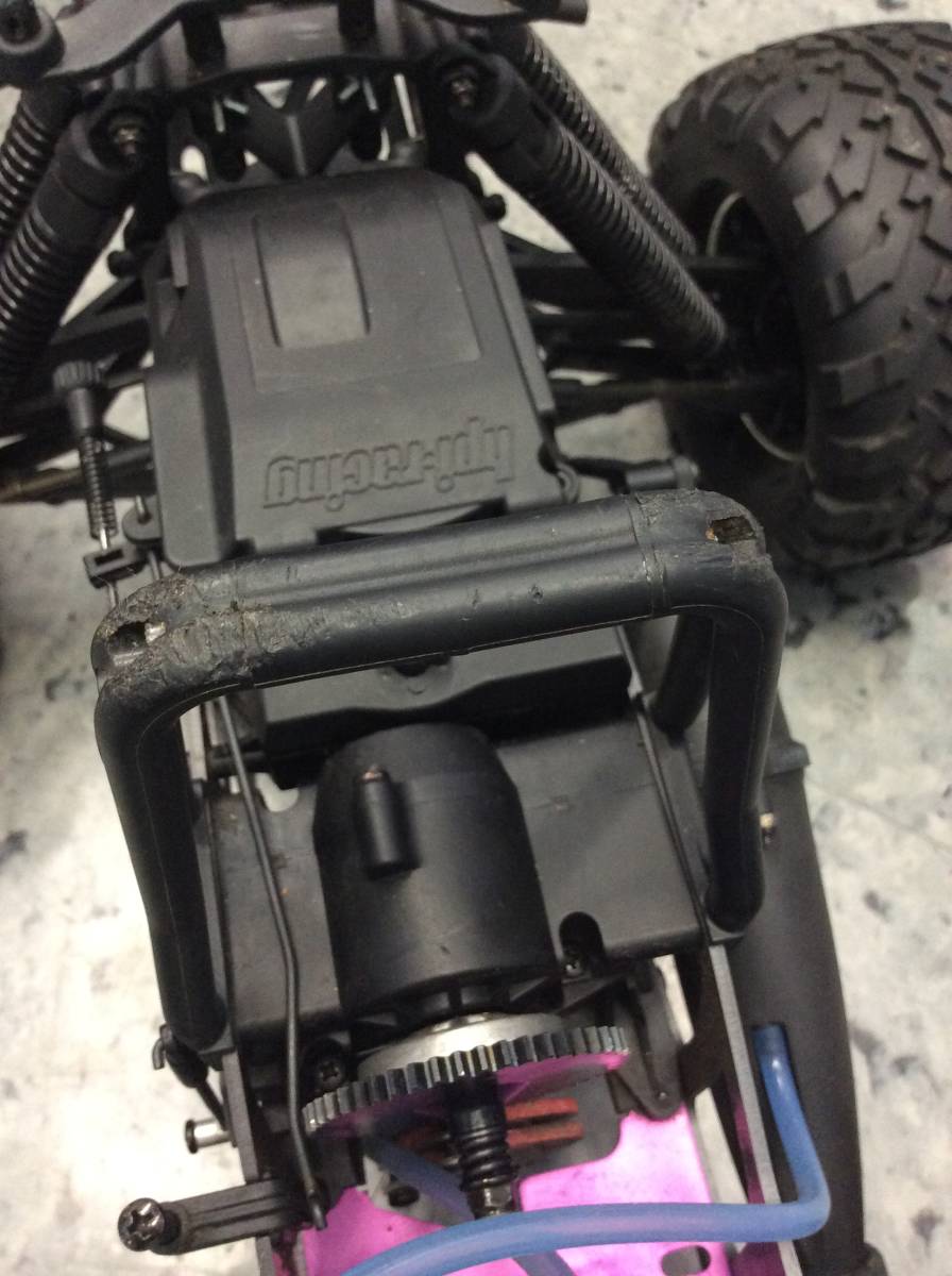 HPI 1/8 サベージX4.6 シャーシのみ ジャンク品 パーツ取りにどうぞ。 《郡