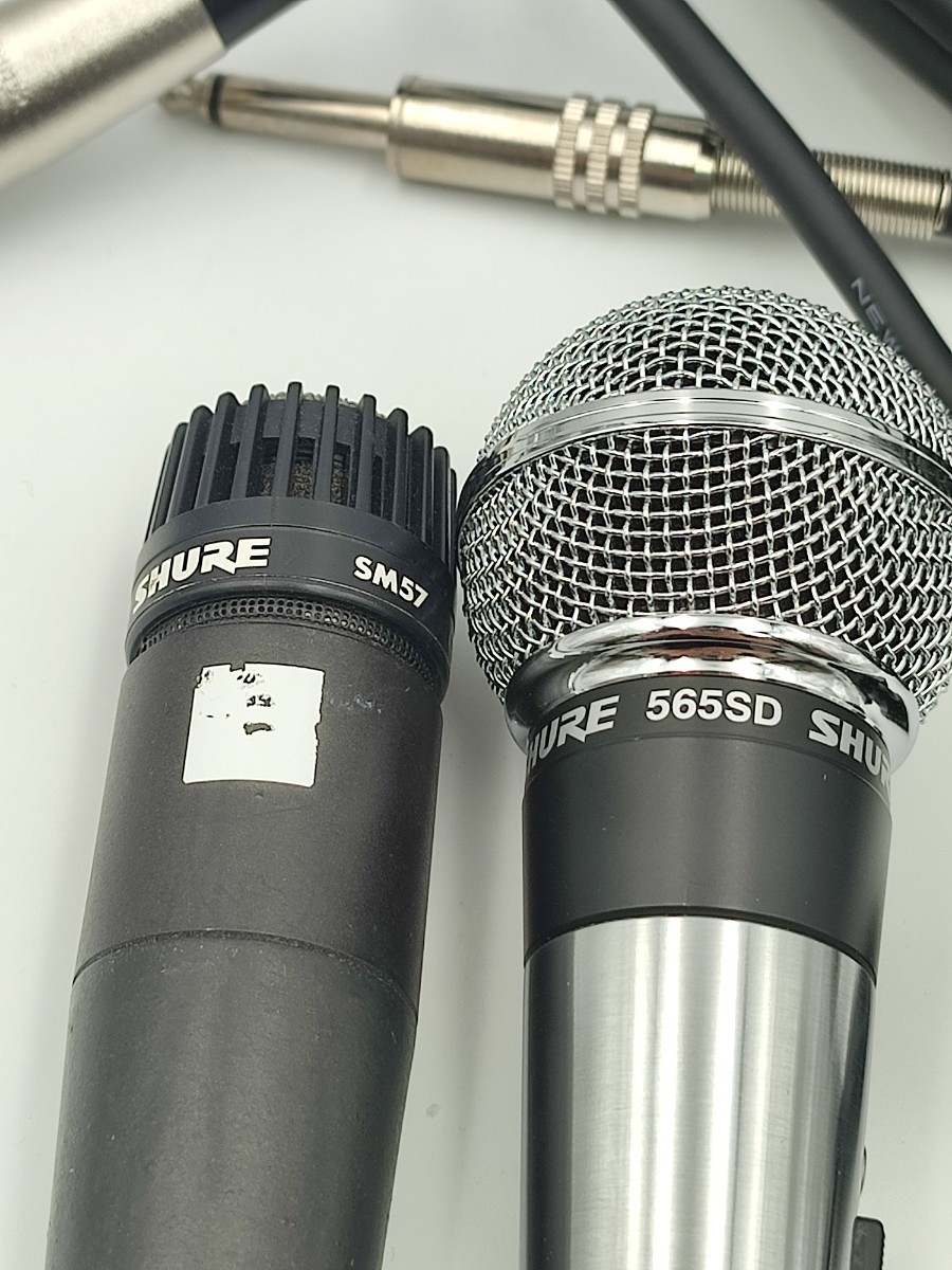 SHURE シュアー SM57 565SD マイク 2点セット 2314-2 SHURE 565SD
