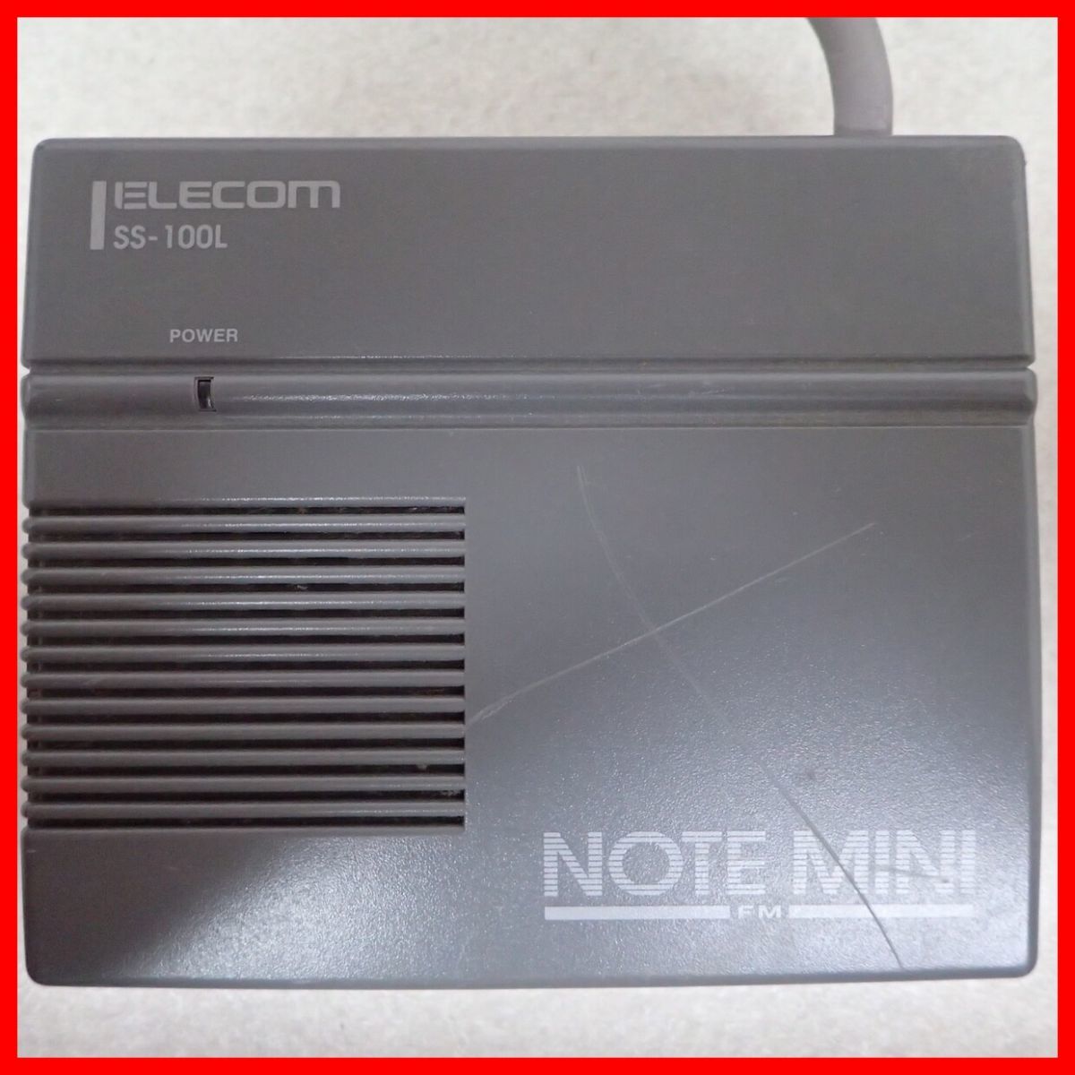 ☆ELECOM FM音源ユニット NOTE MINI-FM SS-100L エレコム 動作未確認