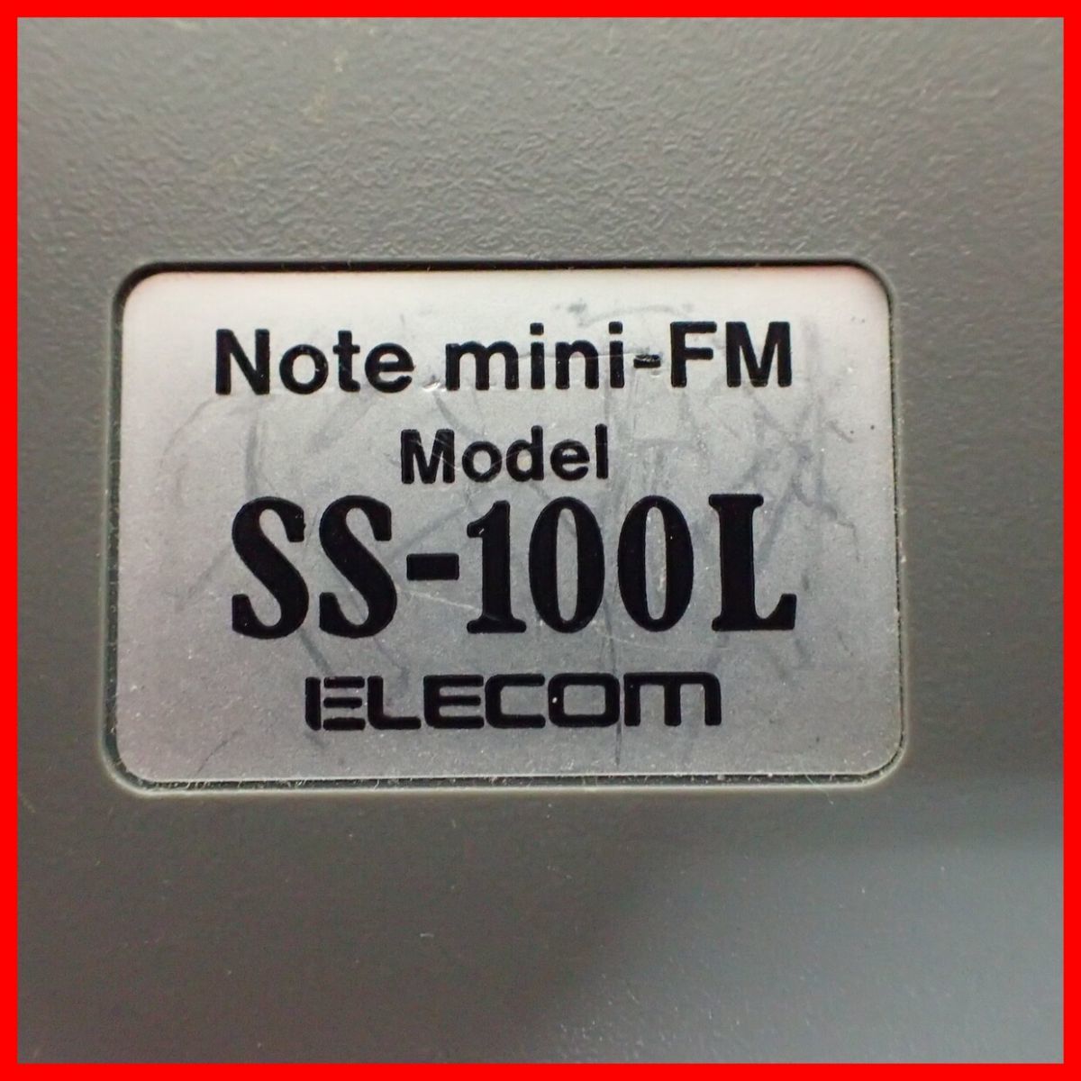 ☆ELECOM FM音源ユニット NOTE MINI-FM SS-100L エレコム 動作未確認