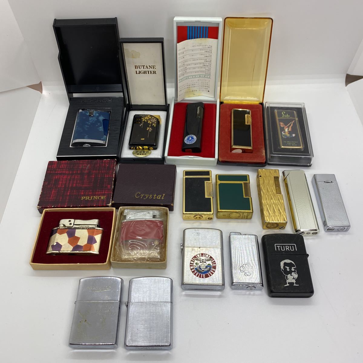 a*★中古品 ライター まとめて17点セット ガスライター オイルライター ★