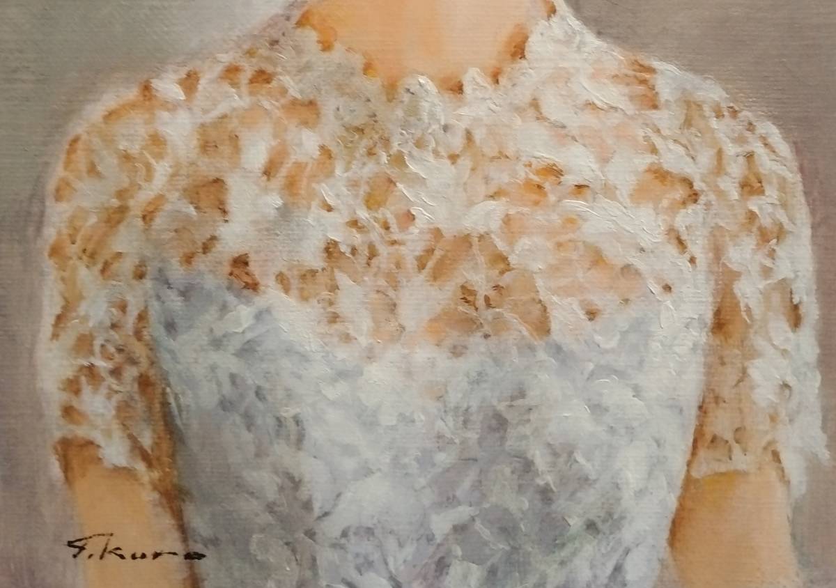 黒川達也 真作「シュクル」油彩SM 師・宮永岳彦(人物画)｜売買された