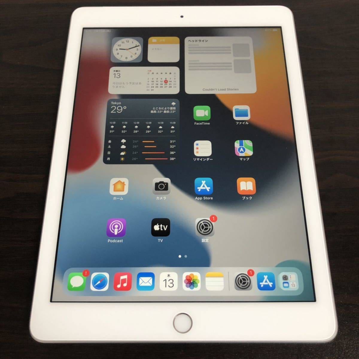 4208【早い者勝ち】【電池最良好】iPad6 第6世代 32GB SIMフリー A1954 ☆