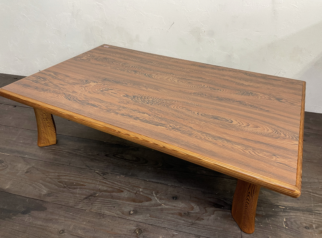 未使用保管品 ヤマコー 屋久杉 都型 1230×780×340mm 座敷机