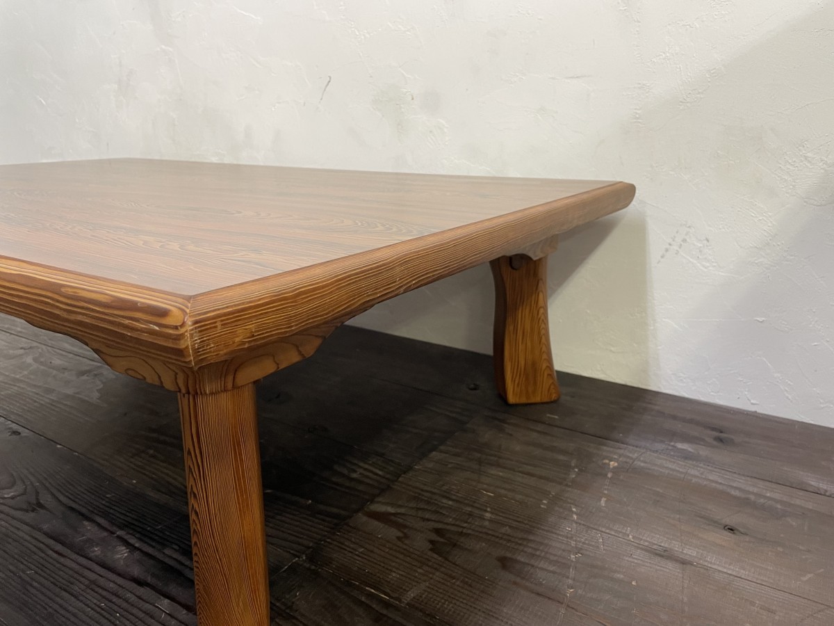 未使用保管品 ヤマコー 屋久杉 都型 1230×780×340mm 座敷机