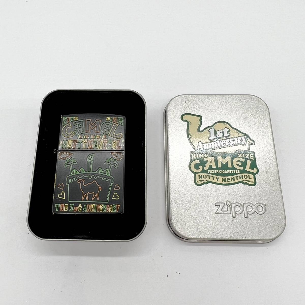 11397/ CAMEL キャメル NUTTY MENTHOL ZIPPO LIGHTER 1st ANNIVERSARY 