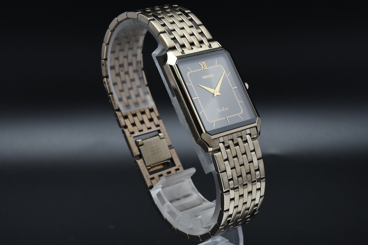 8N40-5050 Seiko ドルチェ Dolce Tank Tungsten Quartz • SEIKO DOLCE