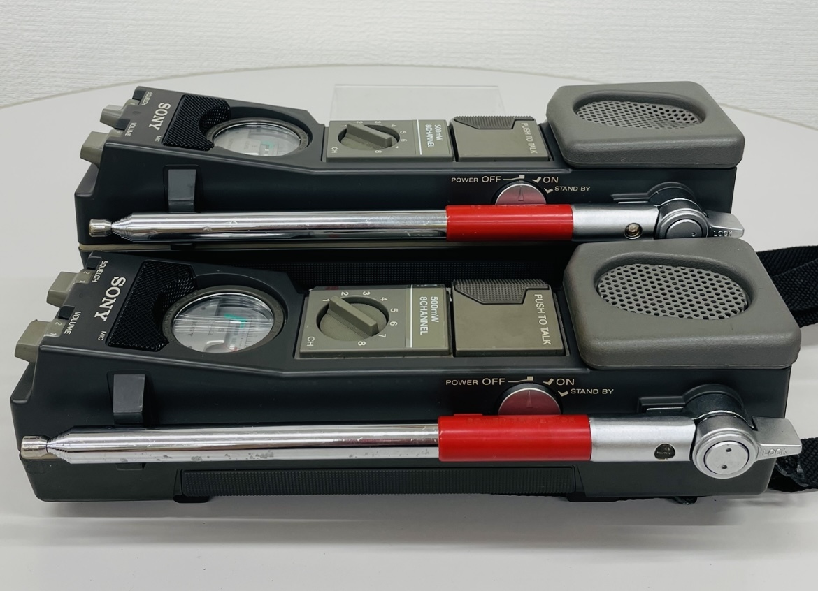 SONY ICB-87R 500mW 8ch CB無線機 ソニー トランシーバー 2台(ハンディ