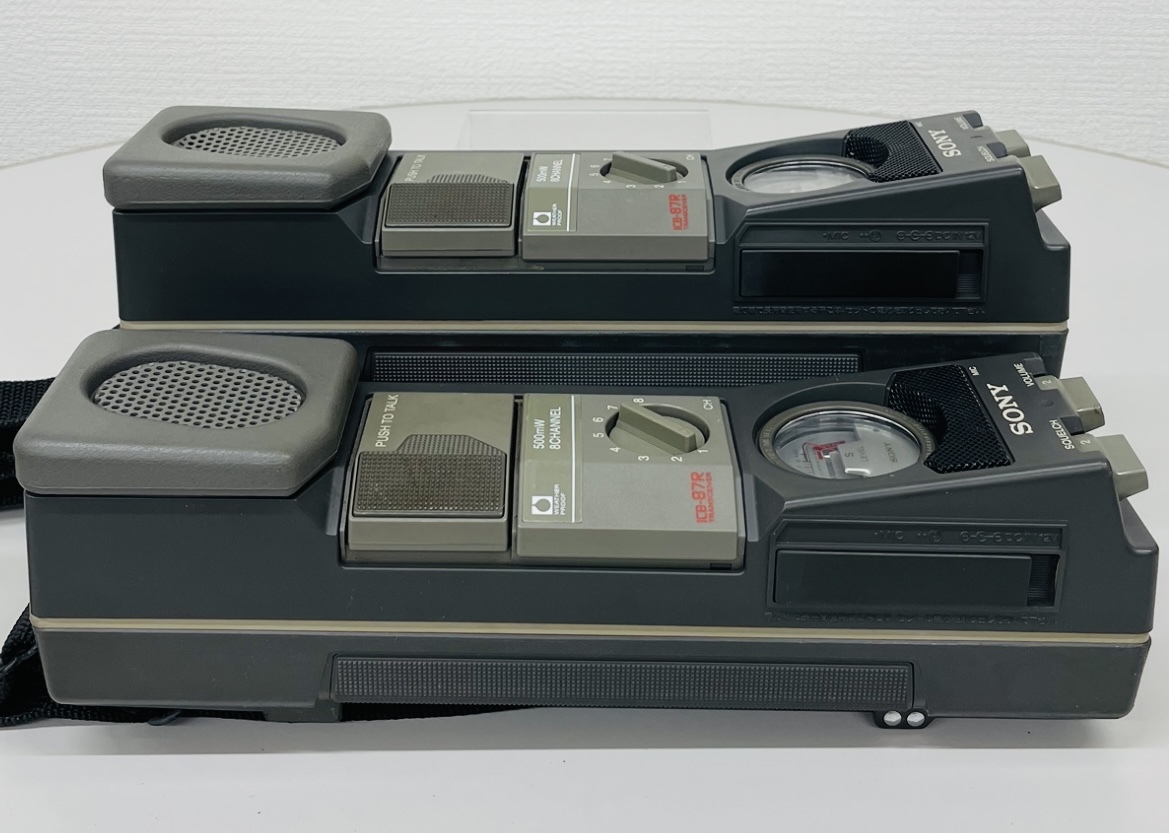 SONY ICB-87R 500mW 8ch CB無線機 ソニー トランシーバー 2台(ハンディ