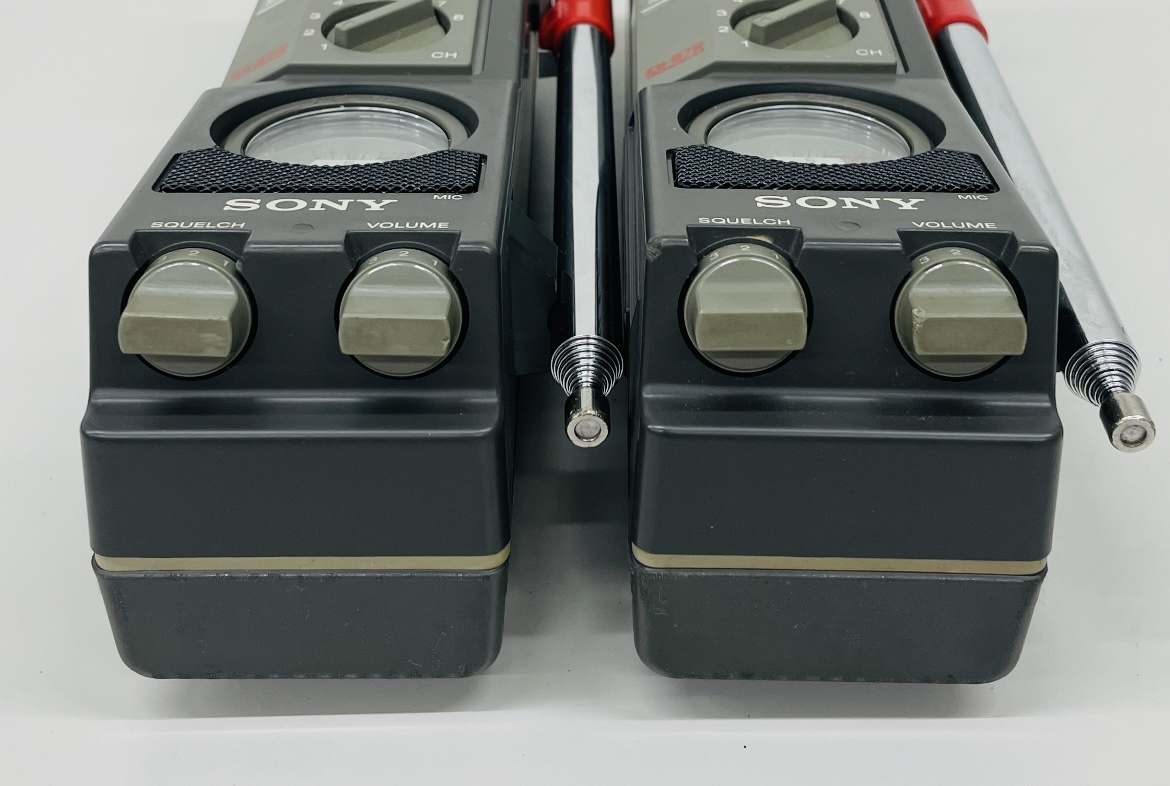 SONY ICB-87R 500mW 8ch CB無線機 ソニー トランシーバー 2台(ハンディ