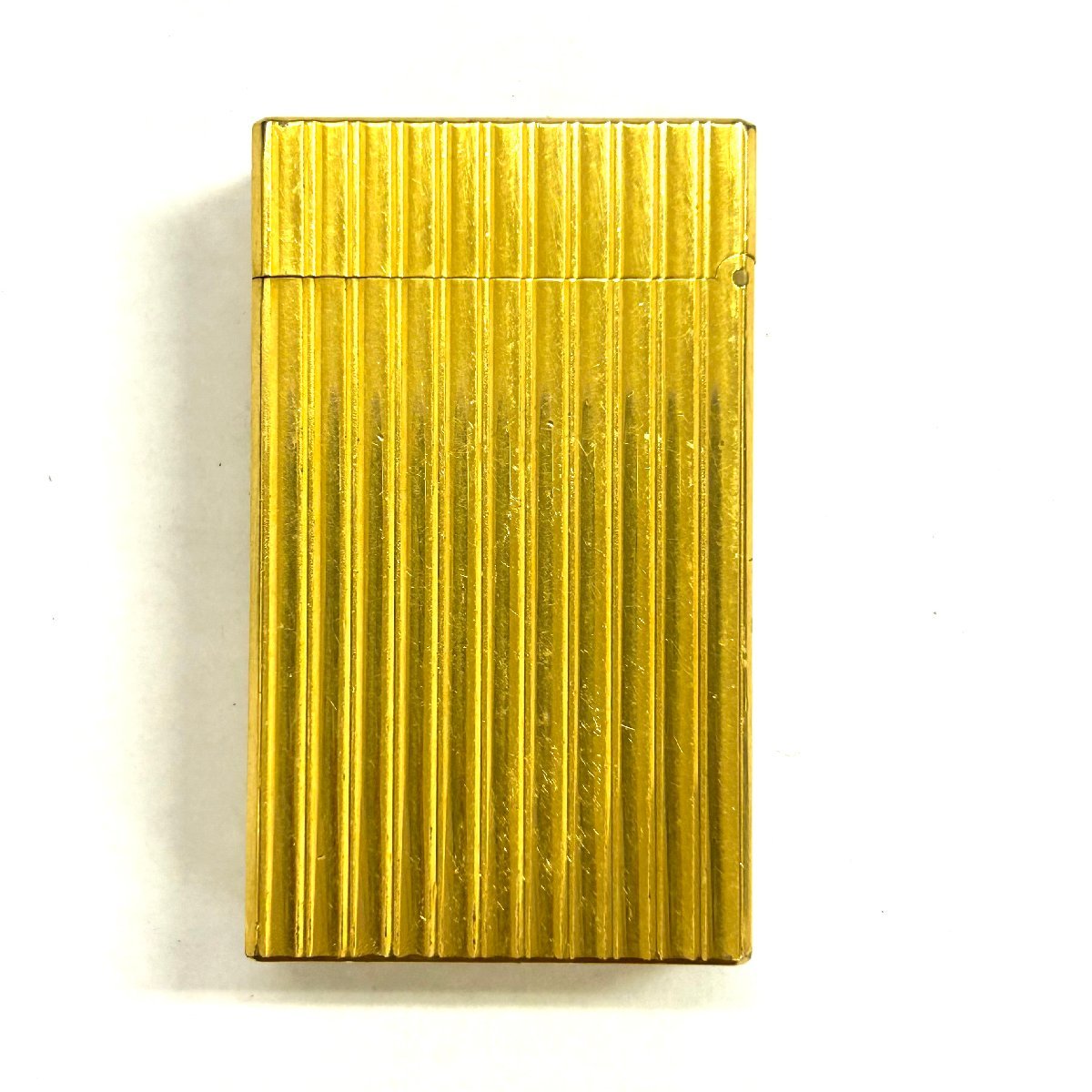 ◆デュポン S.T Dupont◆ローラー式 ライン1 ガスライター ライター ゴールド 喫煙具 タバコ 着火未確認 デュポン ライン1 ローラー式