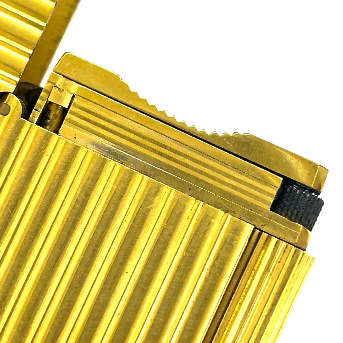 ◆デュポン S.T Dupont◆ローラー式 ライン1 ガスライター ライター ゴールド 喫煙具 タバコ 着火未確認 デュポン ライン1 ローラー式