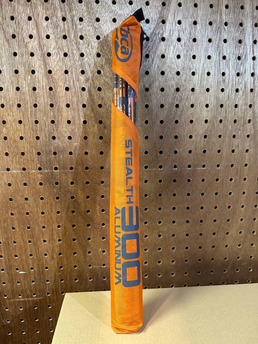 ☆USED 中古 bca ビーシーエー STEALTH 300 ALUMINUM ステルス アルミニウム 330g プローブ コンパクト 丈夫 雪崩れ 積雪 計測 プロ 上級者