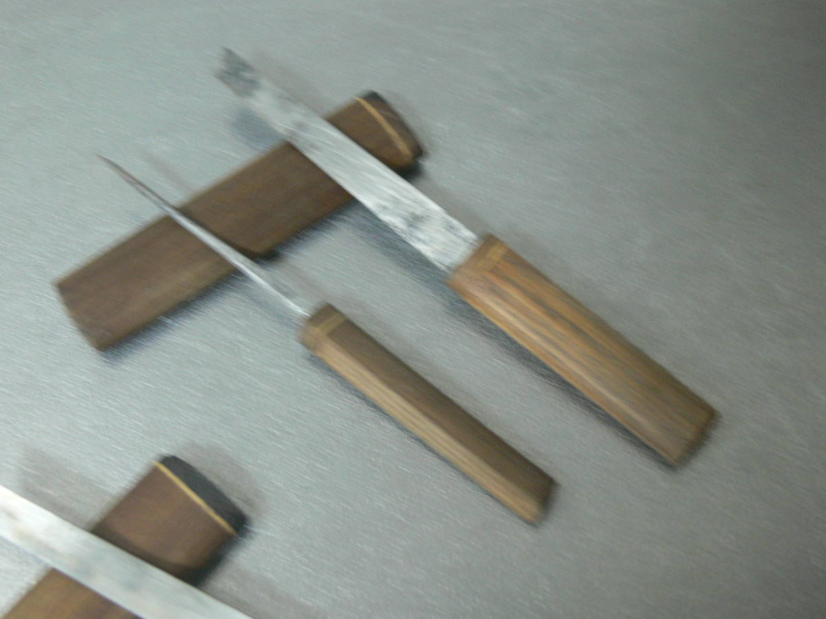 珍品 仕込み 万能 ナイフ 小刀 錐 2個セット（千枚通し レトロ 
