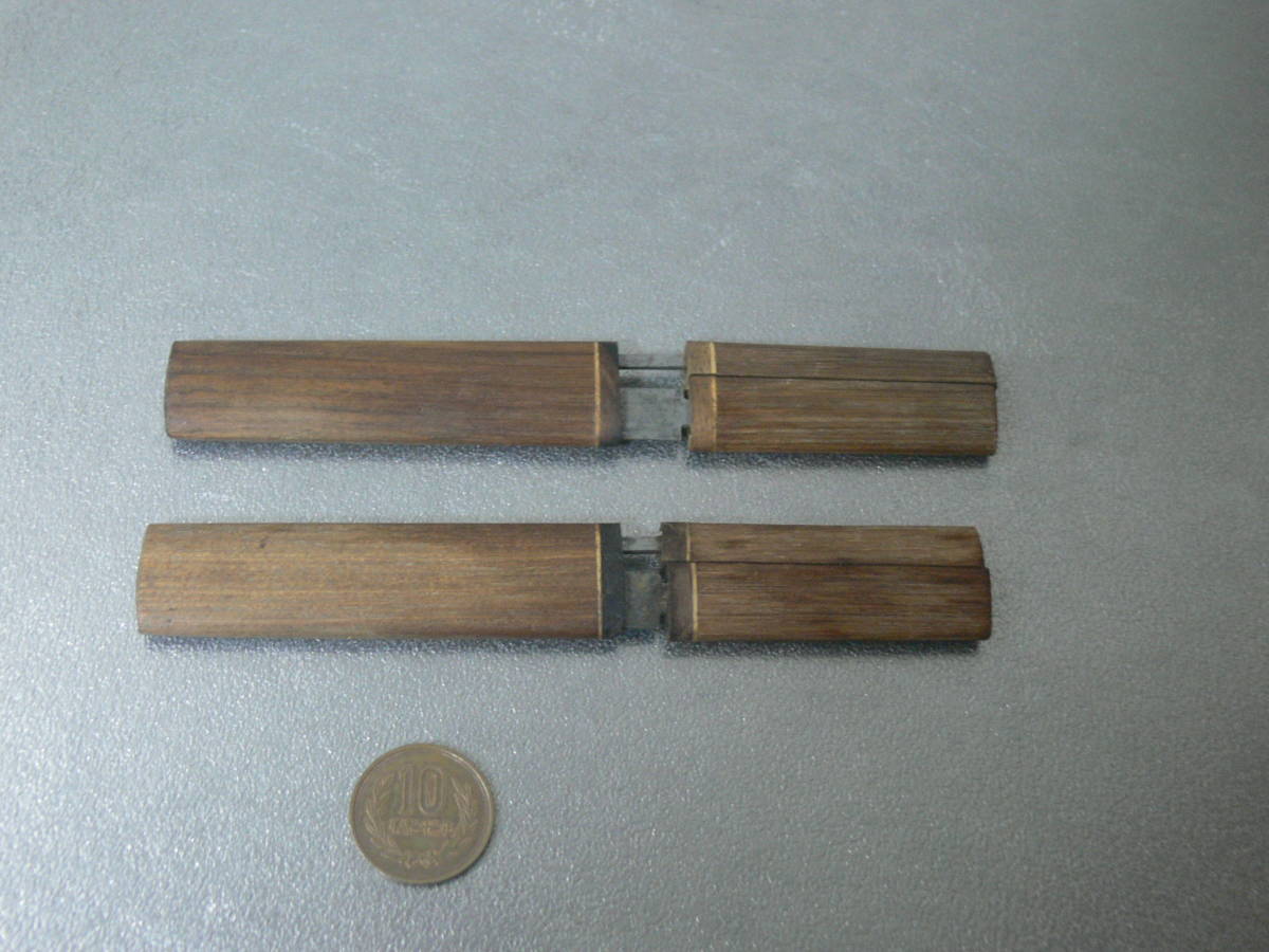 珍品 仕込み 万能 ナイフ 小刀 錐 2個セット（千枚通し レトロ 