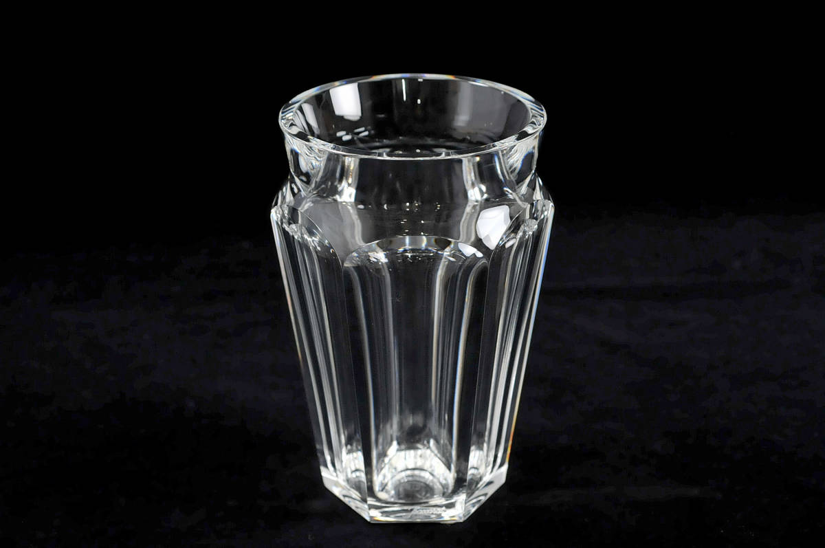 【USED】Baccarat バカラ　花瓶　VASE ベース　17cm ネリー? USED】Baccarat バカラ 花瓶 VASE ベース 17cm ネリー? 【公式通販】