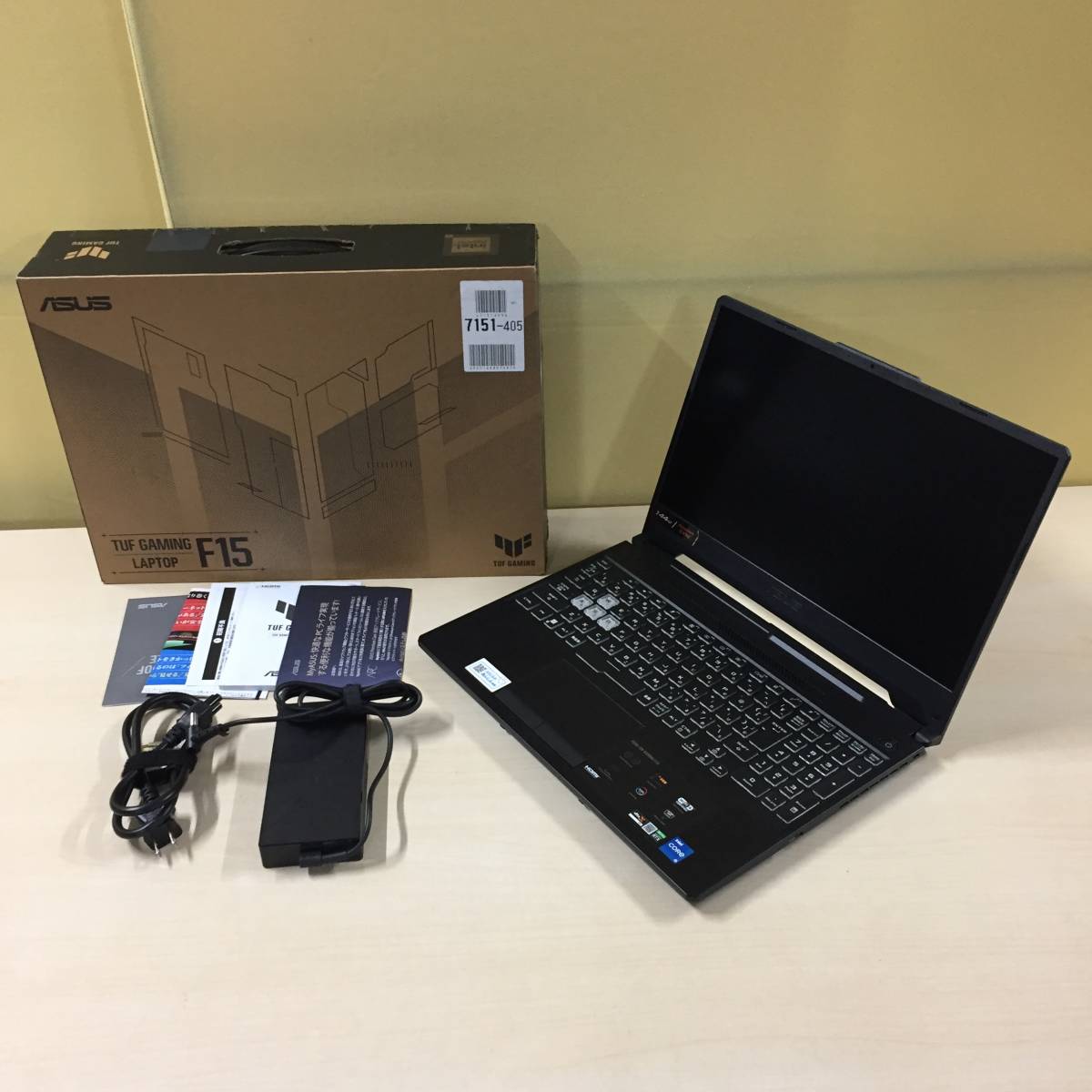 □ASUS TUF Gaming F15 Core i5-11400H 8GB RTX 3050 FX506H PC ノート 