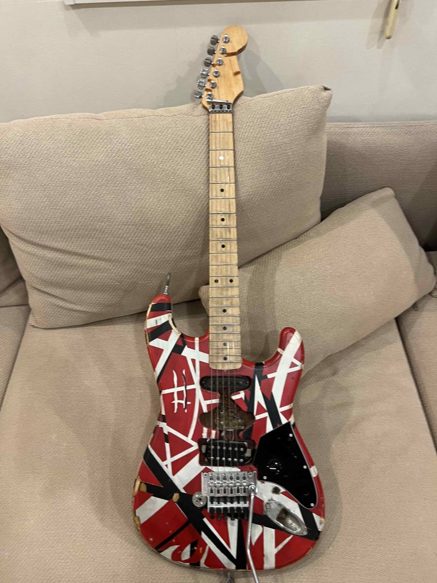 VAN HALEN FRANKEN風 ギター 海外購入 | Frankenstein Halen メーカー