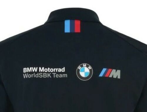 【BMW motorrad】World Super Bike オフィシャル ポロシャツ 紺色【M】希少　綿（検：WSBK motoGP Super Bike BMW S1000RR TOM SYKES ） Super Bike BMW kawasaki monsterenergy 2024年ワールドスーパーバイク