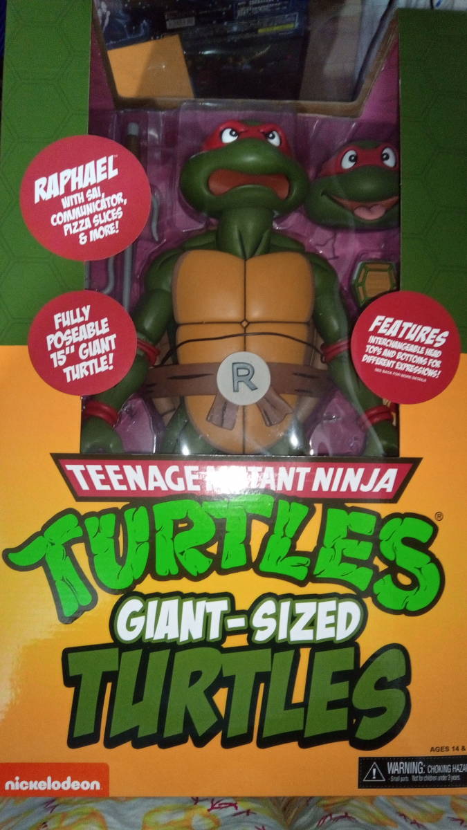 TMNT NECA ネカ　GIANT-SIZED TURTLES RAPHAEL　ジャイアント　1/4スケール　ラファエル　ティーンエイジミュータントニンジャタートルズ