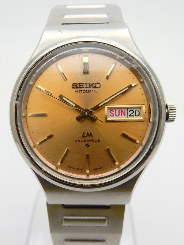 1000円スタート 腕時計 SEIKO セイコー LM ロードマチック 5606‐8060 