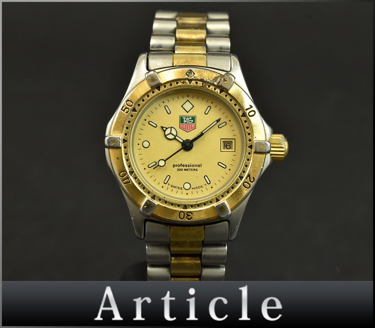 150122△ 動作確認済 TAG Heuer タグホイヤー プロフェッショナル200M