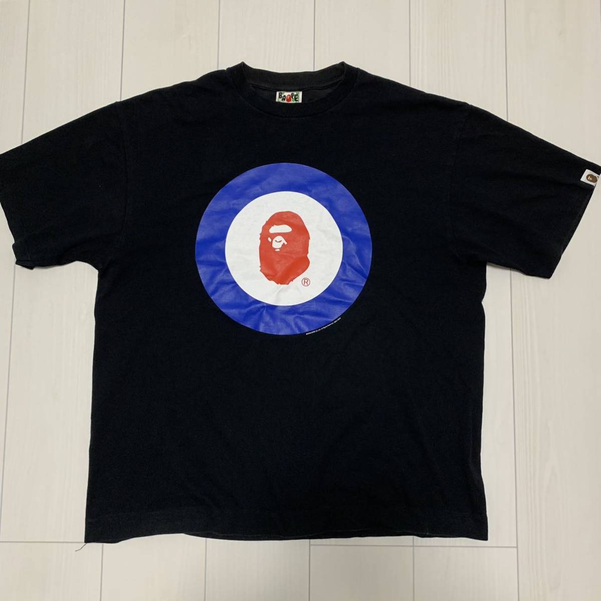 A BATHING APE エイプヘッド Tシャツ XL 黒 ア ベイシング エイプ BAPE 日本製