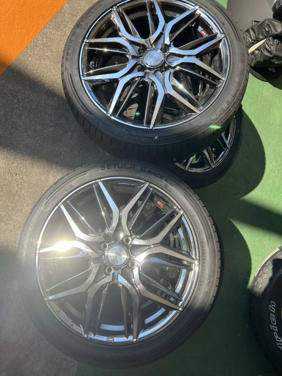 4本セット ウェッズ レオニス LM 205/45R17 6.5J +42 4H PCD100