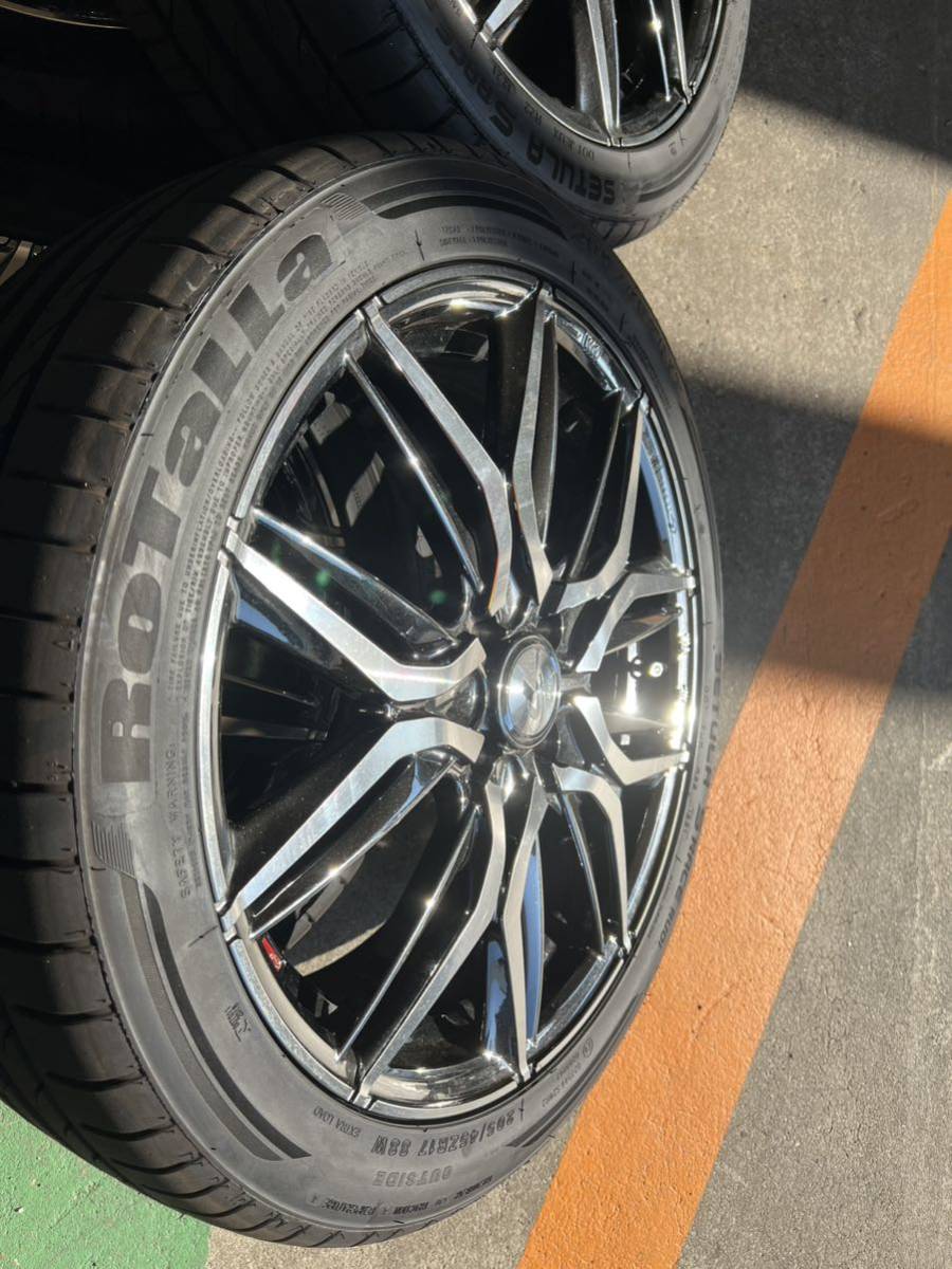 4本セット ウェッズ レオニス LM 205/45R17 6.5J +42 4H PCD100