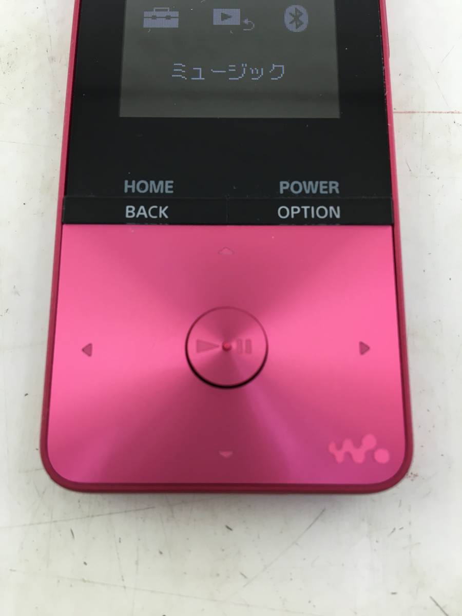 ソニー ウォークマン Sシリーズ 16GB NW-S315K ビビッドピンク 中古