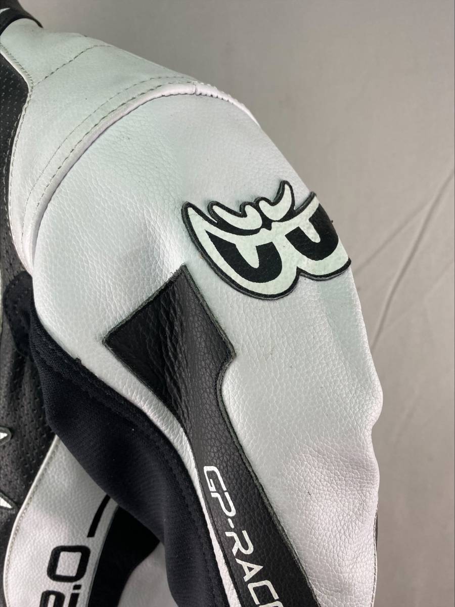 BERIK ベリック レディースレーシングスーツ WHITE/BLACK XSサイズ 革