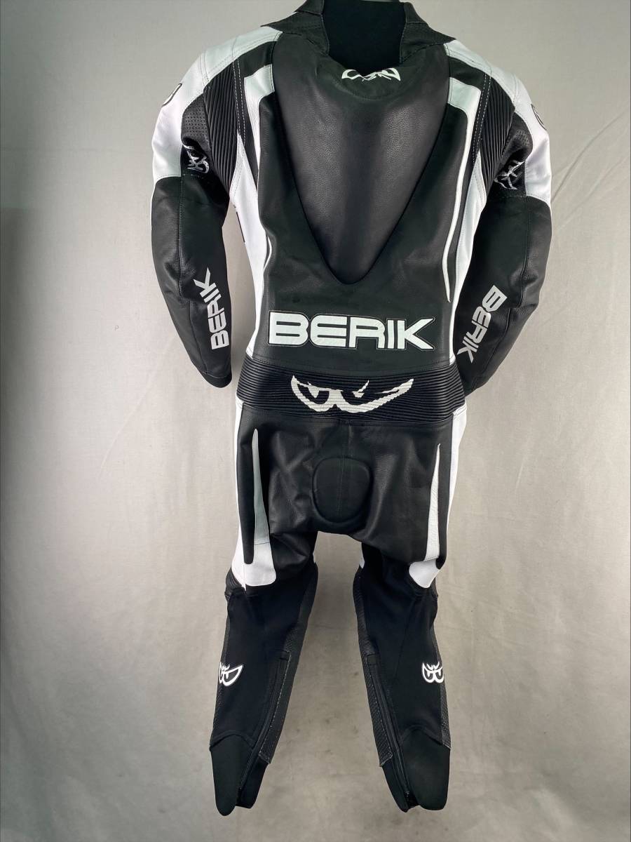 BERIK ベリック レディースレーシングスーツ WHITE/BLACK XSサイズ 革