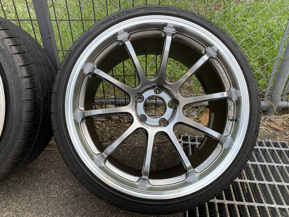 ADVAN Racing RS-DF PROGRESSIVE 19インチ 前後サイズ違い　送料無料_1