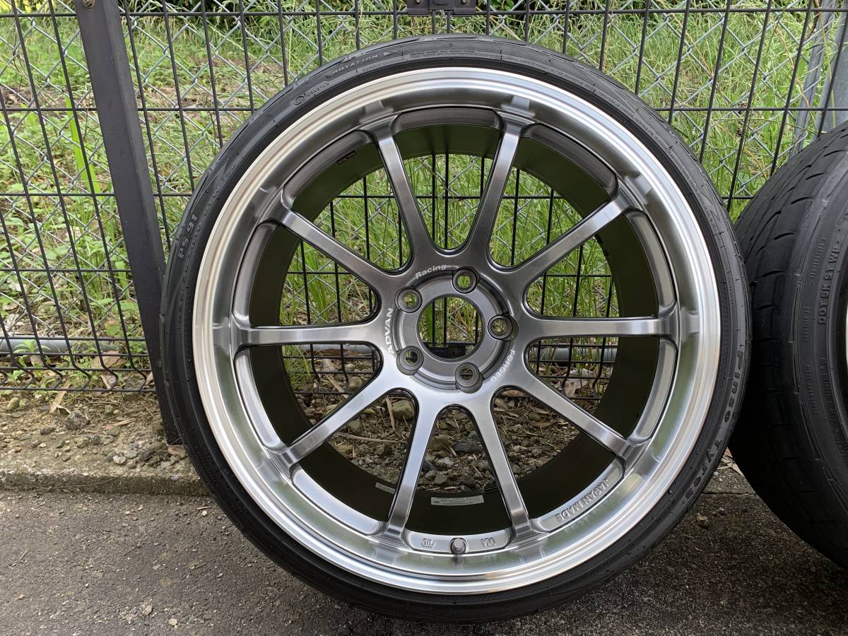 ADVAN Racing RS-DF PROGRESSIVE 19インチ 前後サイズ違い　送料無料_2