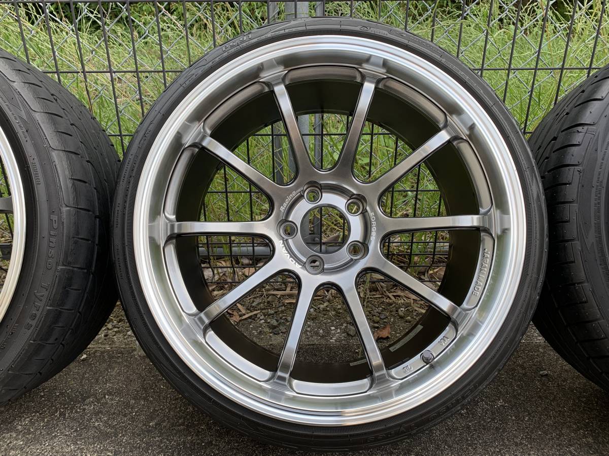 ADVAN Racing RS-DF PROGRESSIVE 19インチ 前後サイズ違い　送料無料_3