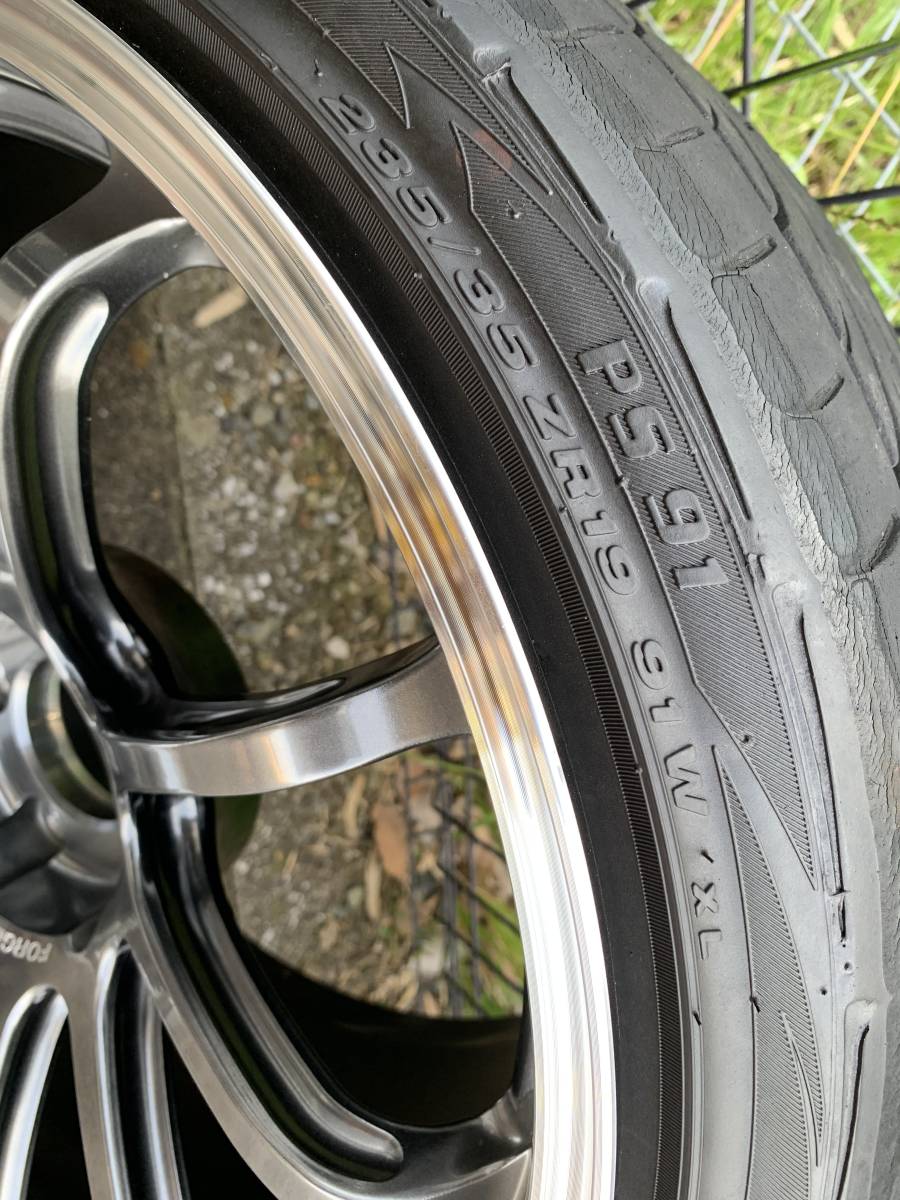ADVAN Racing RS-DF PROGRESSIVE 19インチ 前後サイズ違い　送料無料_4