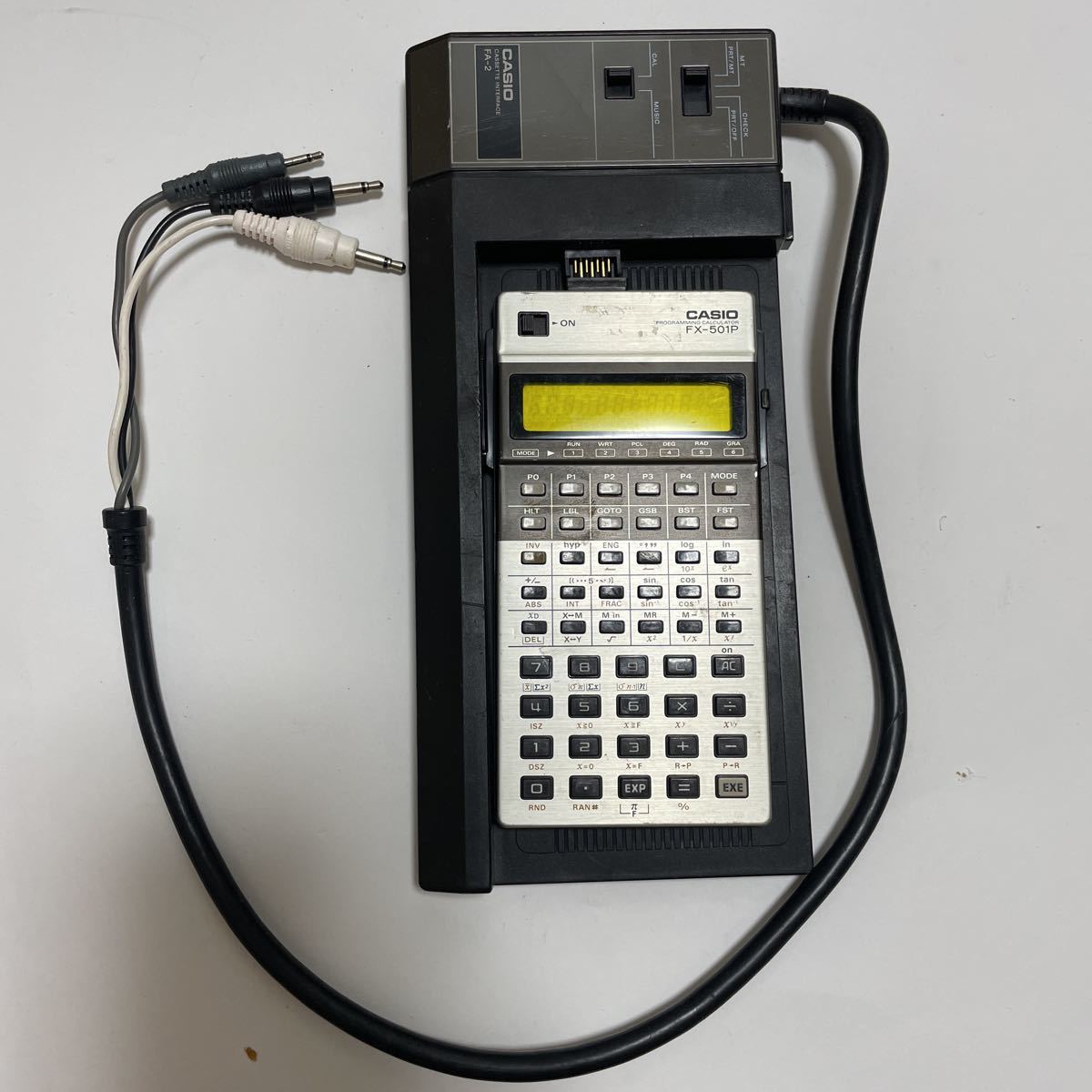 CASIO カシオ プログラミング関数電卓セット FX-502P FA-1 ジャンク品  