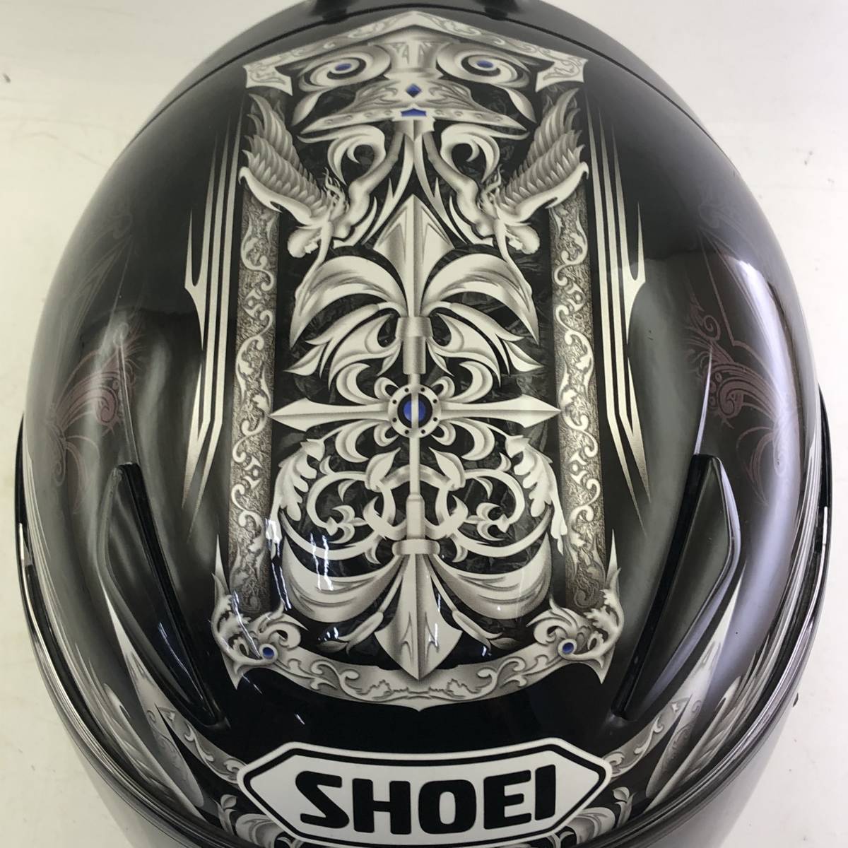 1円～【現状品】SHOEI ショウエイ Z-6 DIABOLIC NIGHTWING Lサイズ  