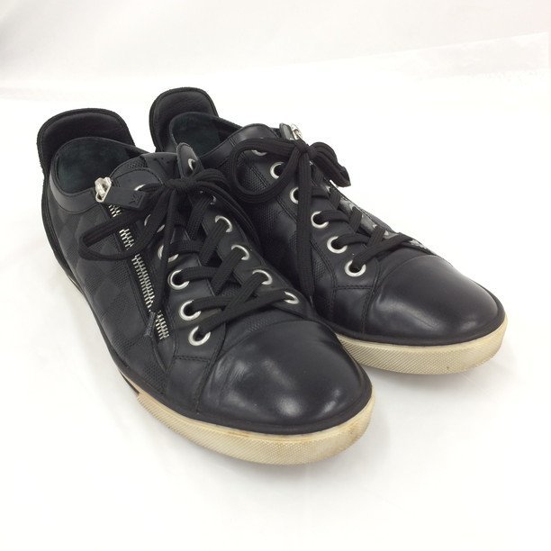 【BGAP4025】ルイヴィトン Louis Vuitton　ダミエ　スニーカー サイズ6 1/2　MS0123　ブラック