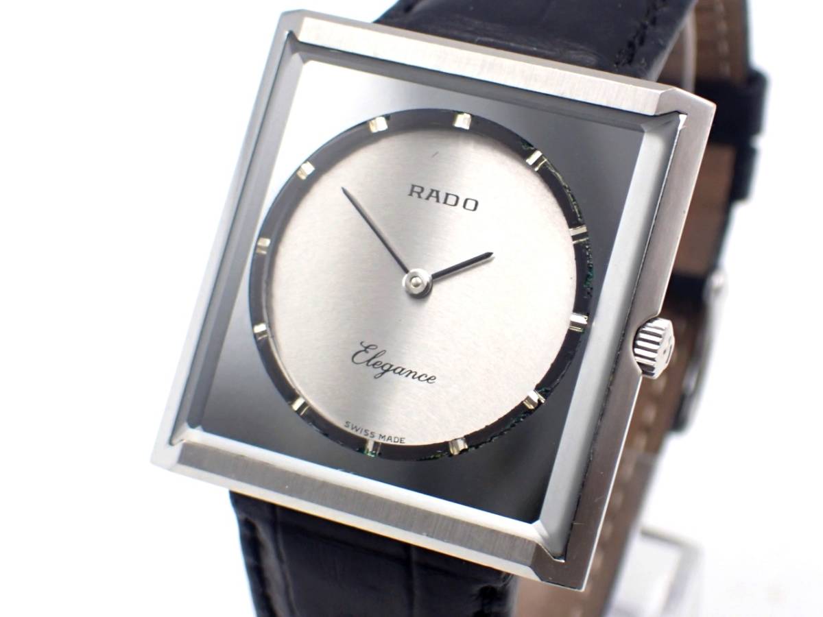 1円～☆稼働品☆RADO ラドー エレガンス elegance 396.3020.4 メンズ 