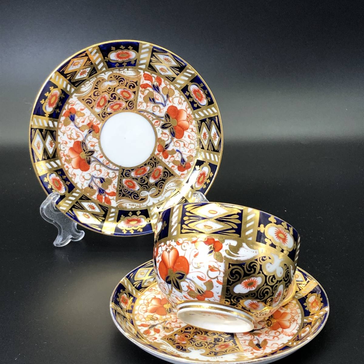 古伊万里 大鉢 有田焼 伊万里 青藍 金蘭手 金彩 ホーム＆キッチン 英国