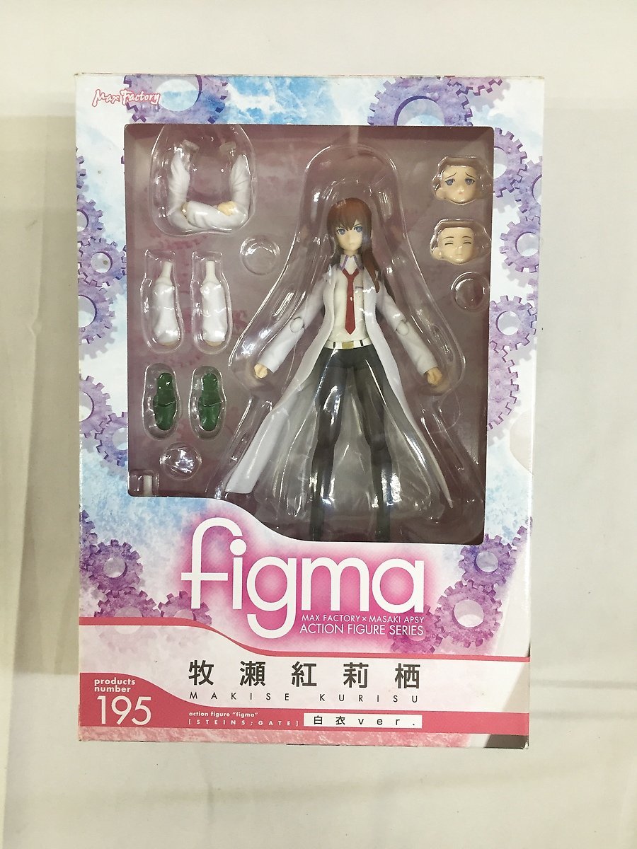 美品 フィギュア シュタインズゲート 牧瀬紅莉栖 195 figma