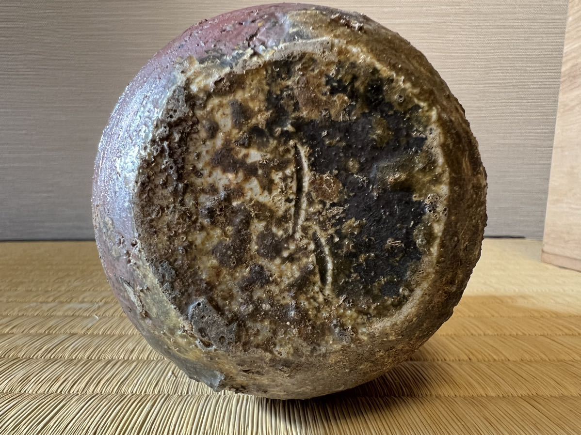 備前徳利 伊勢崎満作 備前焼酒器徳利 伊勢崎満 在印 共箱 共布 備前窯
