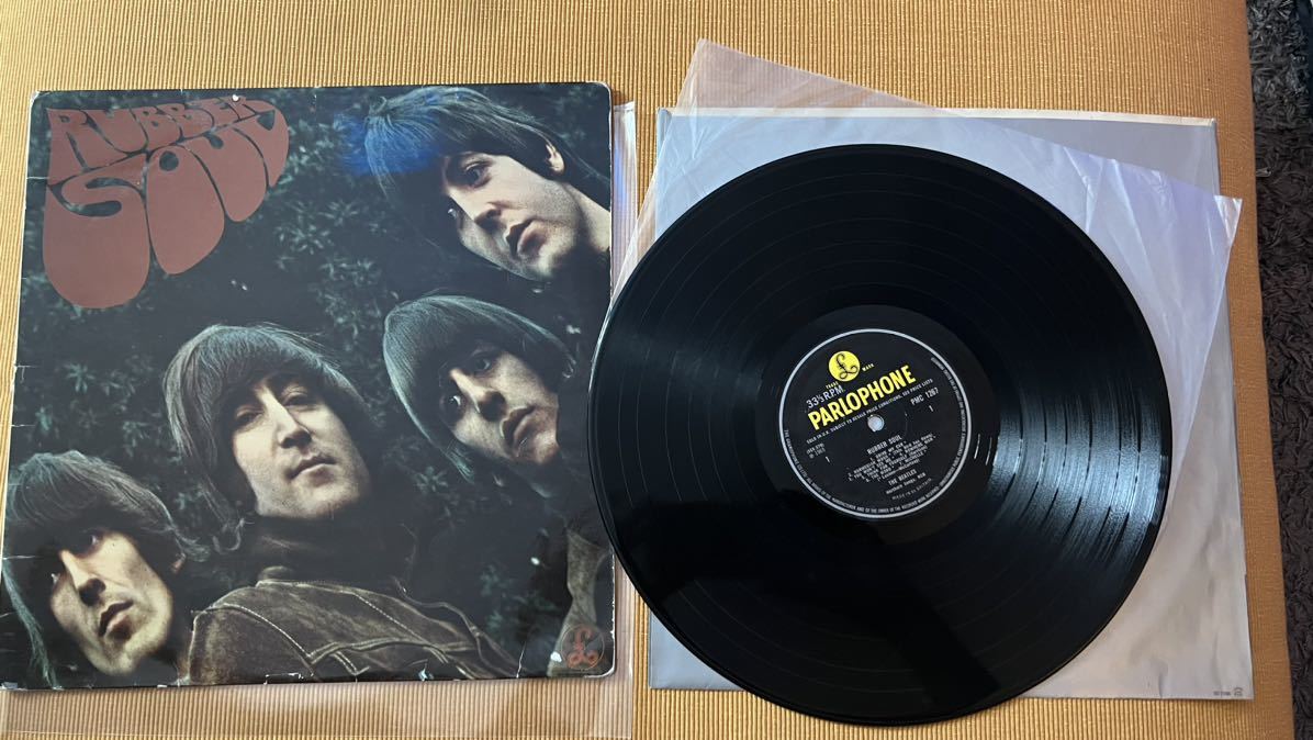 The Beatles Rubber soul uk オリジナルLP 稀少UKオリジナル3rd完成